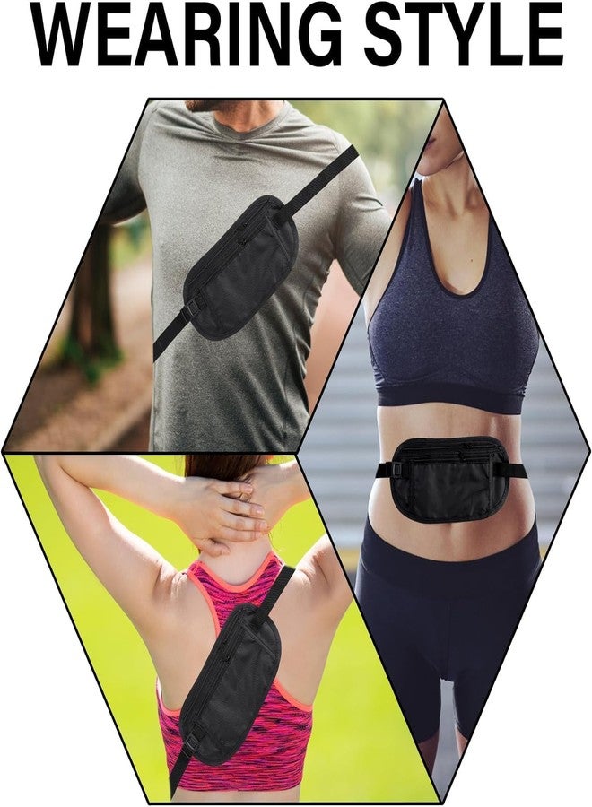 Pekos Orrda Waist Belt Secure Travel Money Belt | Hidden Cloth Pouch Wallet for Passport and Cash | Slim Secret Security Storage Bag (Multicolor) - Image 4